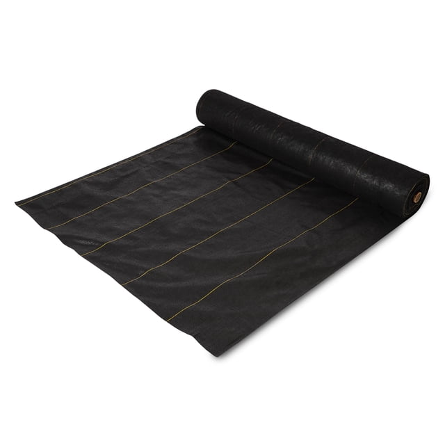DeWitt 6-Pack Sunbelt Weed Barrier Fabric 3.2 oz, Heavy-Duty Ground Cover, 4 x 300 Feet
