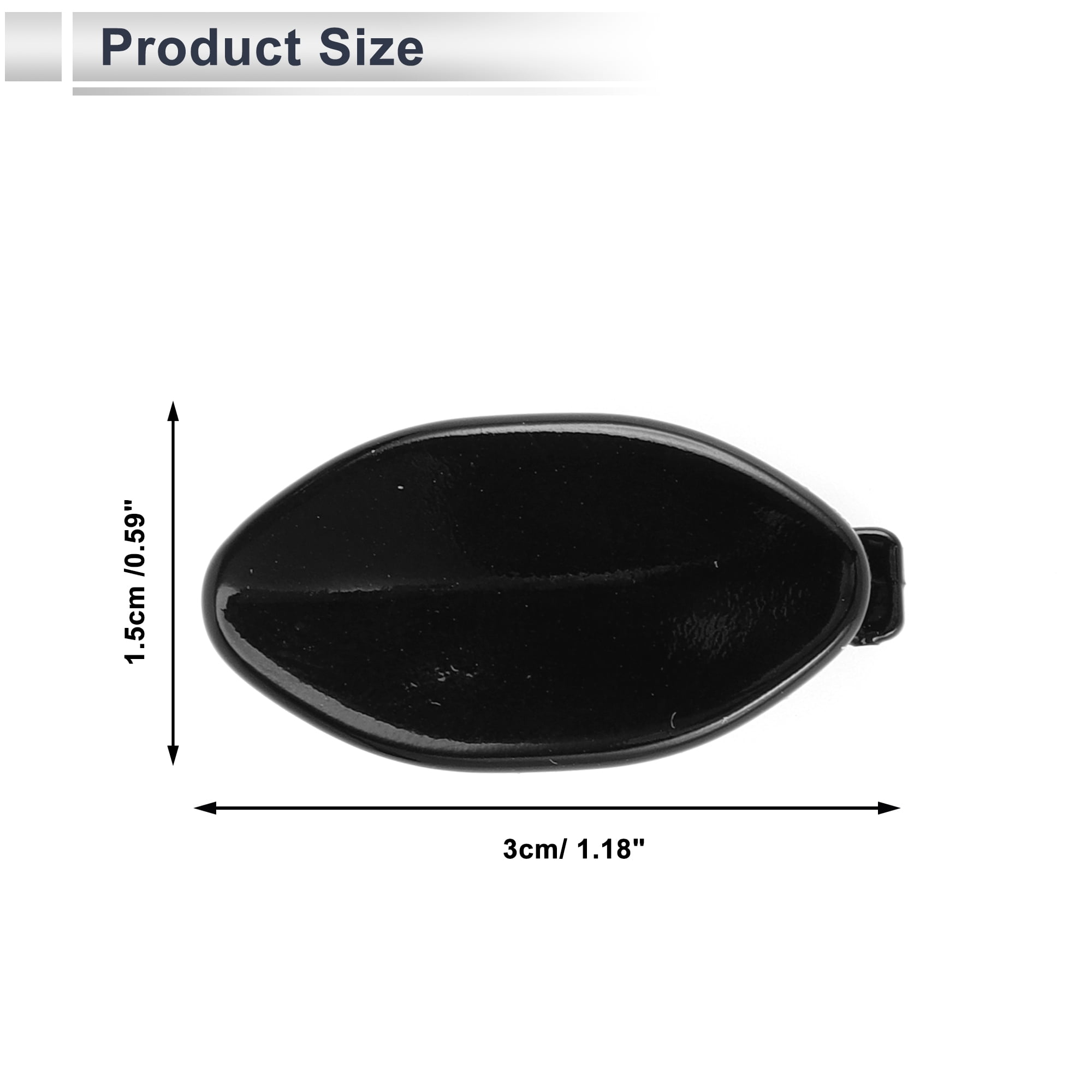Unique Bargains Car Door Handle Key Cover Black for BMW 5-Series/G30/G38 2018-2023