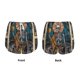 thumbnail image 3 of Balery Coffee-Drinking Skull Pantalones cortos deportivos para mujer con forro y dos bolsillos, elásticos, para entrenamiento, gimnasio, yoga-X-Large, 3 of 7