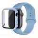 thumbnail image 1 of Correa de Silicona con Funda Protectora de Cristal para Apple Watch, Compatible con Todas las Series, 1 of 4