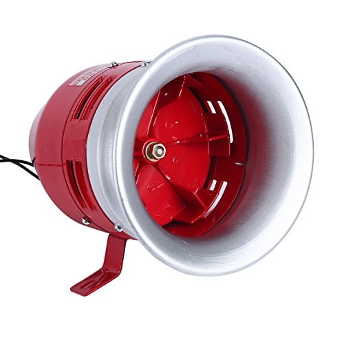 Sirena Allarme Motorizzata 125 DB - Per Casa, Fabbrica, Scuola, 7.8x5.3 Pollici, IP44