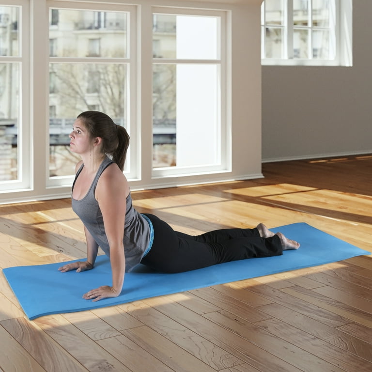 Thick Yoga Mat Double Sided 1/2-Inch Workout Mat 72x24-Inch