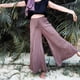 thumbnail image 1 of ICHUANYI Liquidación Pantalones elegantes de algodón y lino con cordón y cinturón para mujer, pantalones acampanados con forma de Yoga ICHUANYI WER202308250042, 1 of 6
