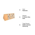 thumbnail image 6 of Gojooasis Wooden Triangle Outdoor Chicken Coop Rabbit Hutch For Small Pets, 6 of 9