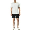 thumbnail image 2 of NOMADIC NOOK Men's Solid Color Drawstring Waist Mesh Lining Lightweight Board Shorts 2 Pack, 2 of 7