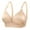 Beige, variant on hoksml Ladies Traceless Comfortable Bra, No Steel Ring Vest Breathable Gathering Sports Bra Woman Underwear- on Clearance