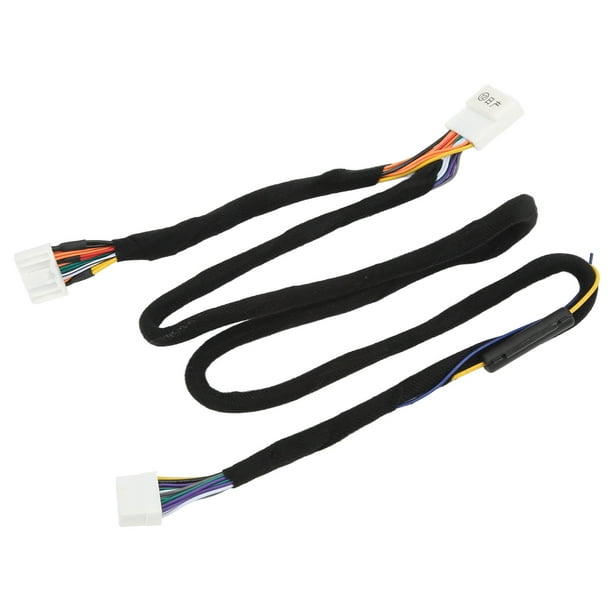 Cable Adaptador De Amplificador De Automóvil, ABS + Metal DSP Amplificador Arnés De Cableado 12V 15A Transferencia De Datos Rápida Conexión Estable Resistente Al Desgaste Alta ANGGREK Otros
