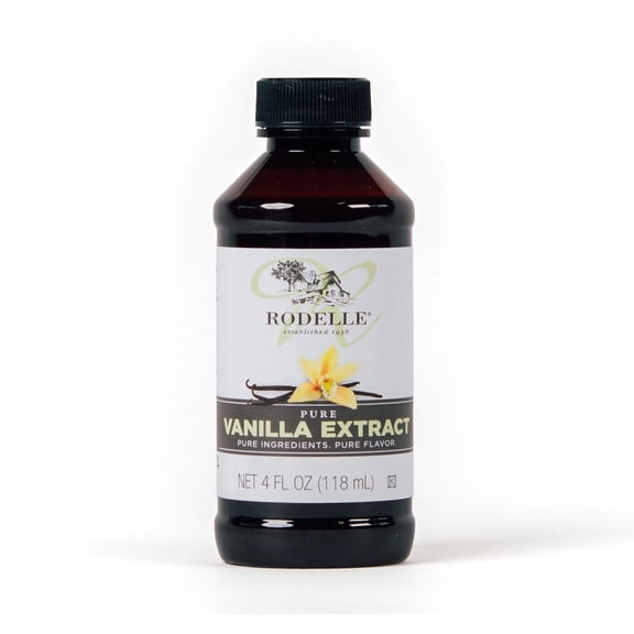 Rodelle Pure Vanilla Extract, 4 oz Bottle