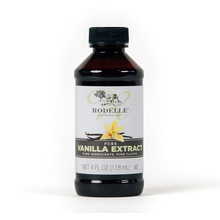 - Rodelle Pure Vanilla Extract, 4 oz Bottle