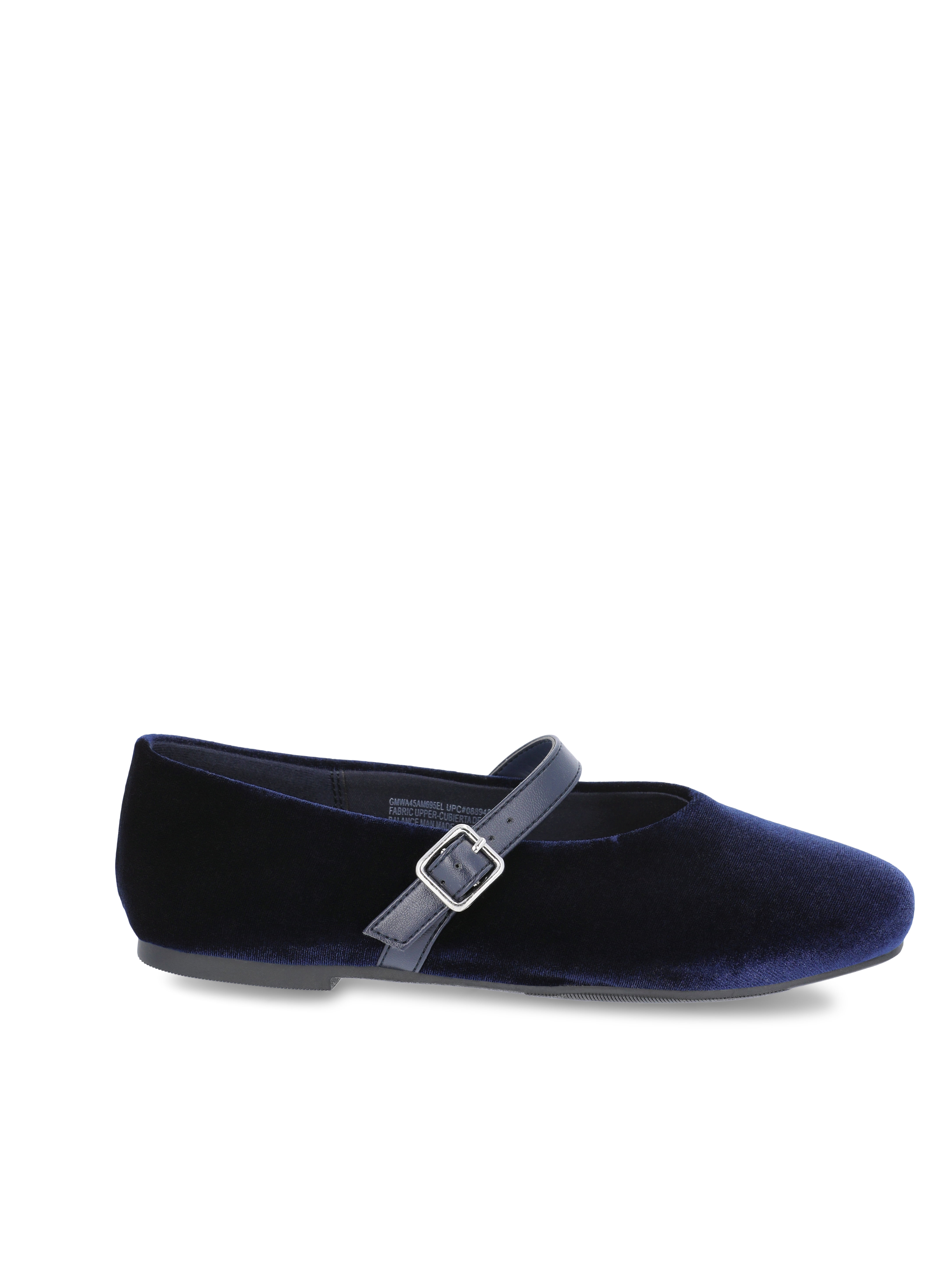 Weekend Academy Girls Velvet Ballet Flats