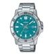 thumbnail image 1 of Casio Reloj Estándar Analógico de Acero Inoxidable con Esfera Azul Turquesa y Movimiento de Cuarzo para Hombre, Modelo MTP-VD01D-3E2V, 1 of 2