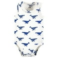 thumbnail image 3 of Touched by Nature Unisex Baby Organic Cotton Sleeveless Bodysuits, Mystic Sea Creatures, 0-3 Months, 3 of 5