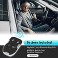 thumbnail image 2 of X AUTOHAUX HYQ1ES 433 MHz Replacement Keyless Entry Remote Smart Key Fob for Chevrolet for Sierra 1500 2500 3500 HD 2019 2020 2021 2023 13522904 13522854 5 Buttons, 2 of 8
