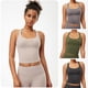 thumbnail image 1 of Camiseta sin mangas de yoga para mujer Acolchada de secado rápido Amigable con la piel Entrecruzada con tiras en la espalda Deportes, 1 of 8