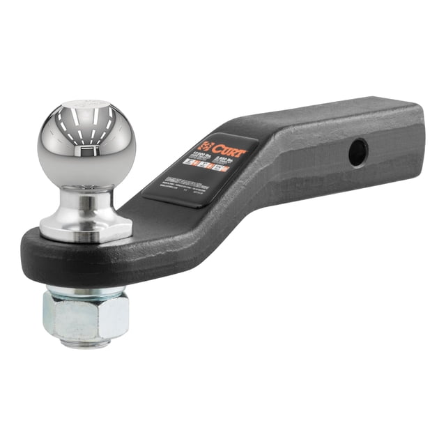 CURT 45331 Trailer Hitch Mount with 2-5/16-Inch Ball, Fits 2-Inch Receiver, 15,000 lbs, 2-In Drop