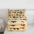 thumbnail image 5 of Erosebridal Kids Camping Themed Twin Comforter Sets,Rustic Farmhouse Cabin Adventure Bedding Set For Boys,Reversible,2 Pieces, 5 of 7