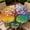 Rainbow Blossom Tree, variant on ARTSLION Round Outdoor Tablecloth For Up To 65in With Umbrella Hole & Zipper Waterproof Elastic Edge Fitted Table Cover Big Sunflower For Patio Picnic Party, Rainbow Blossom Tree