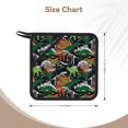 thumbnail image 2 of 1 PCS Pot Holders for Kitchen - Heat Resistant Silicone Pot Holders with Hanging Loop, Dinosaur Skeleton Non Slip Oven Hot Pads, Potholders for Decor Baking Cooking Kitchen, 2 of 6