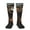 2 Black-2, variant on Steampunk Squirrel Pilot print thigh-high socks, crafted for both men and women with a stretchy, high-opaque design perfect for daily wear