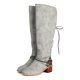 thumbnail image 5 of Moda temperamento tacón grueso cremallera tacones altos sobre la rodilla borla correa de talla grande botas de mujer de tubo largo Wmkox8yii hfjk1656, 5 of 9