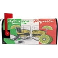 thumbnail image 2 of Tequila in Glasses On Mexican Flag Background Retro Style Magnetic Mailbox Cover MailWraps Garden Yard Home Decor for Outside Oversized-25.5" x20.8", 2 of 5