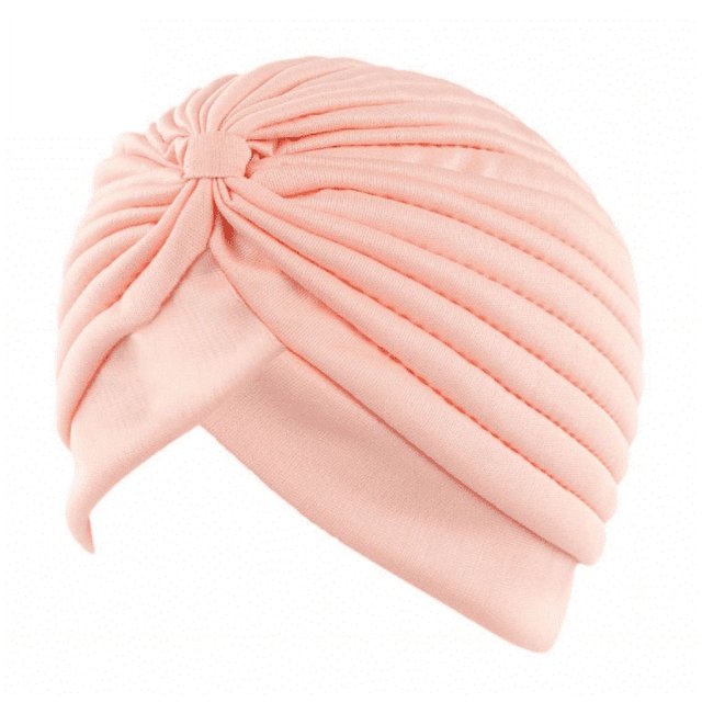 Turbante plisado para mujer, gorro torcido con nudo, banda para la cabeza, hiyab, sombreros musulmanes, gorro MFZFUKR XM152-1