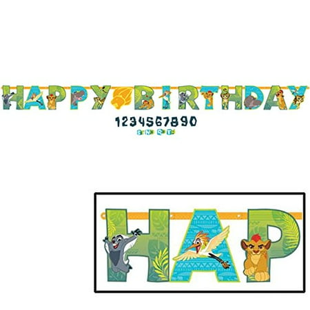 Lion Guard Birthday Banner Kit Party Supplies Lion King Add An Age