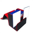 thumbnail image 4 of Caja de Almacenamiento Portátil de Juegos de Mesa, Protector de Tarjeta, Caja de Almacenamiento de Gran Capacidad Negro + Azul, 4 of 8