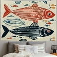 thumbnail image 2 of Orinice Fish Design Tapestry Wall Hanging Unique Style Graphic Tapestries Home Wall Decor Art for Living Room Bedroom Apartment Farmhouse Dorm - 4 Sizes Available 40x30inch, 2 of 6