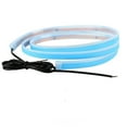 thumbnail image 2 of Automotive Hood Gap Led Light Strip, Blue Led Glow, Flexible Design for Car Hood Accent, Engine Bay Illumination, Nighttime Visibility, 1 Pc, by Ihhxbz, 2 of 9