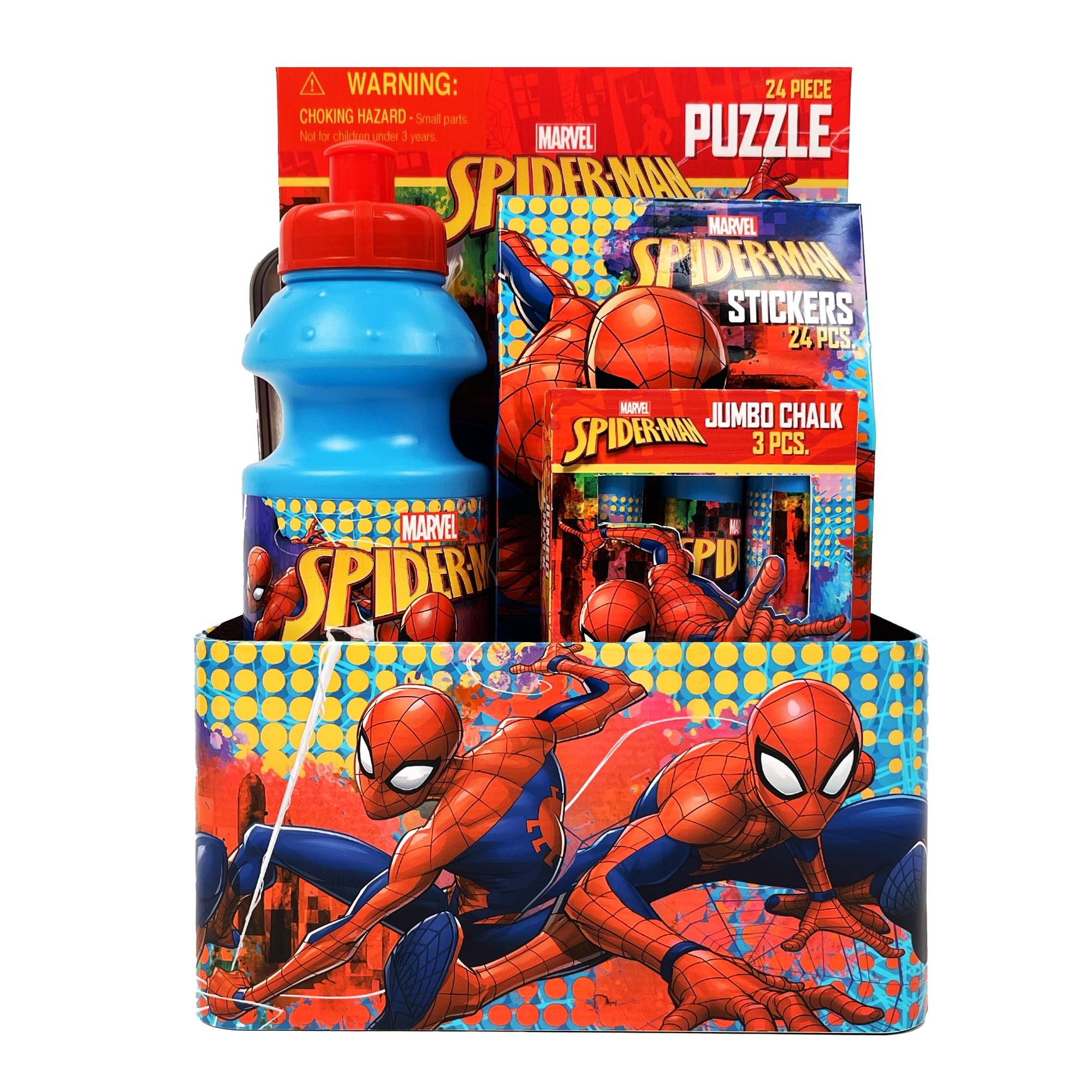 Spider-Man Spiderman Valentine's Day Tin Box Gift Set