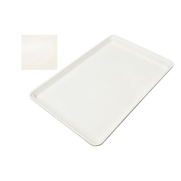 Molded Fiberglass Tray 332008 Bakery Tray 18" Wx26 D, Blue Walmart