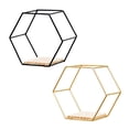 thumbnail image 4 of Estante De Almacenamiento De Pared Estante Hexagonal Decorativo Organizador De Pared Redondo De Uso General Estante Flotante Que Ahorra Espacio Durable Para Dormitorio De Estudio Vogacara HA027446-01, 4 of 6