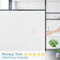 Window Film Privacy Frosted Glass Static Cling UV Sun Blocking Heat