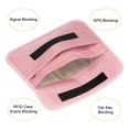 thumbnail image 4 of Faraday Bag, 2Pcs RFID Signal Blocking Pouch Clamshell 7.87 Inch Anti-Tracking Anti-Spying, Pink, 4 of 5