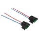 thumbnail image 4 of Adaptador de faro, 2 piezas H11 hembra hembra faro arnés de cables conectores conector enchufe rendimiento confiable, 4 of 8