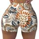 thumbnail image 2 of Balery Floral Paisley Pantalones cortos de entrenamiento estampados para mujer, sin costuras, ajustados, para gimnasio, yoga, correr, deportes, ejercicio activo, fitness.-Large, 2 of 8