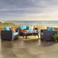 thumbnail image 4 of Convene 4 Piece Set Outdoor Patio with Fire Pit-EEI-3725, 4 of 5