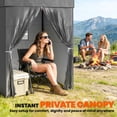 thumbnail image 4 of Outsunny 5x5 ft Compact Pop Up Canopy Tent, UPF50+ Portable Privacy Canopy, 4 of 10
