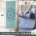 thumbnail image 3 of Esterilla de yoga Gaiam Premium con estampado de 6 mm, reversible, extra gruesa, 3 of 3