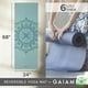 thumbnail image 3 of Esterilla de yoga Gaiam Premium con estampado de 6 mm, reversible, extra gruesa, 3 of 3
