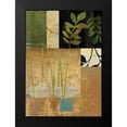 thumbnail image 2 of PI Studio 14x18 Black Modern Framed Museum Art Print Titled - Leaves of Green II, 2 of 5