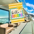 thumbnail image 4 of Hello Summer Garden Flag 28x40 Double Sided for Outside, Popsicle Sun Striped Beach Seasonal Holiday Large Garden Flag Outdoor Decoration 17-28, 4 of 6