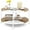 White, variant on Gymax 2-Tier Round Coffee Table w/Storage Shelf Metal Frame for Living Room Apartment Rustic Brown
