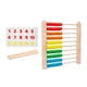 thumbnail image 2 of Ábaco de madera para niños, estante para contar tarjetas de juguetes con números, ábaco con marco de madera, juguete de aprendizaje de matemáticas, 2 of 9
