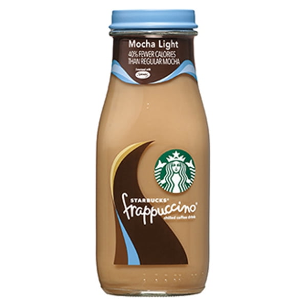 Starbucks Mocha Light Frappuccino 9.5 oz Glass Bottle Case of 12