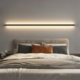 thumbnail image 3 of Outdoor Wall Light LED Long Wall Sconce Waterproof Black Modern Outdoor Lights 3000k  Exterior Light Fixture For Porch Light Patio Front Door Yard Garden Villa Living Room (100cm Warm Light ）, 3 of 9