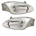 thumbnail image 2 of Headlight Headlamp Head Light Lamp Left Right Set PAIR For 99-00 Hyundai Elantra, 2 of 5