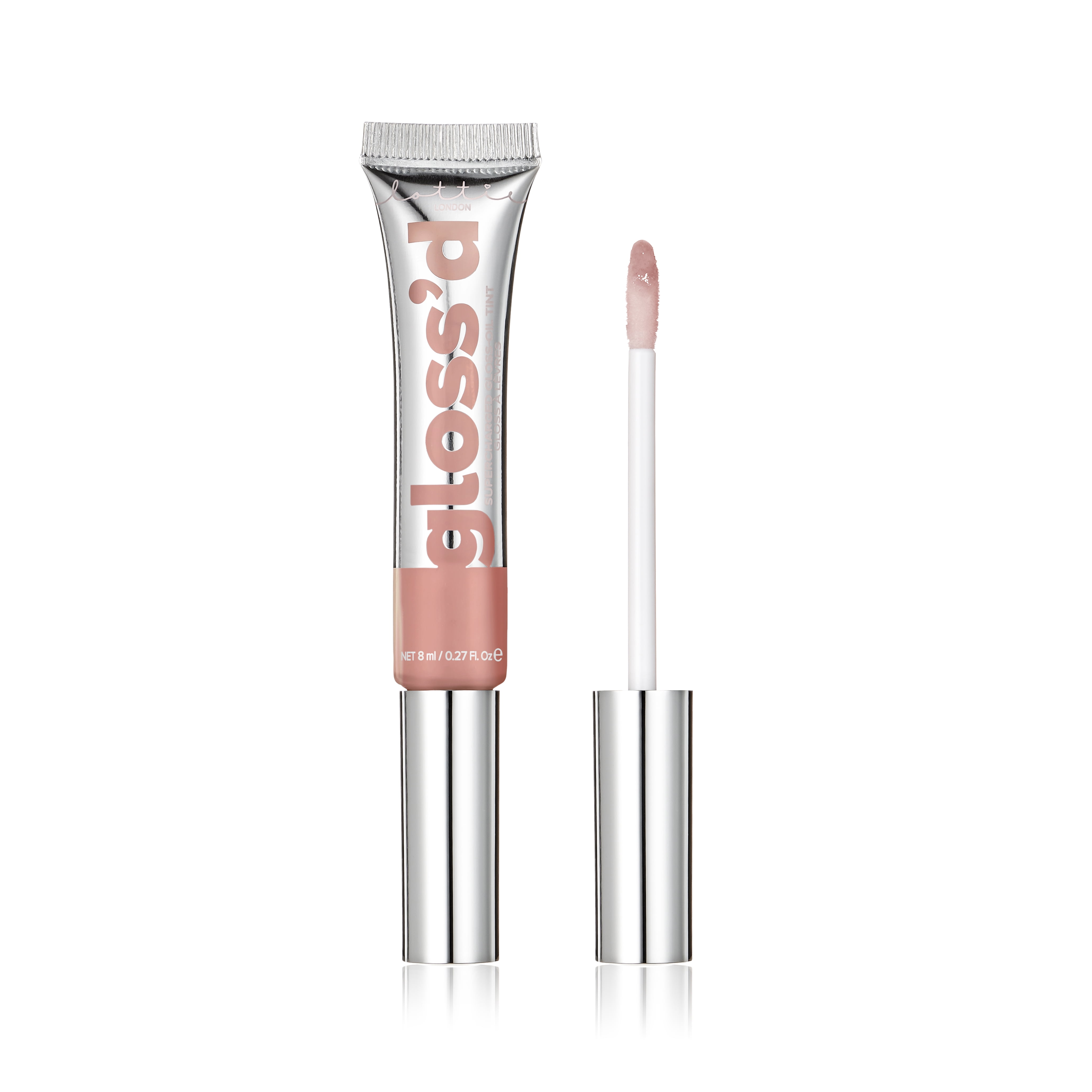 Lottie London Gloss'd, 100% Vegan Lip Gloss, Drenched, 0.27 fl oz