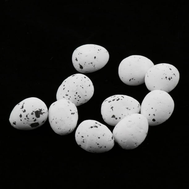 10 Uds., Huevos Simución Pájaros Artificiales, coración Micro Jardín, en Miniatura, Juguetes - Beige S Yinane Huevo de ave artificial